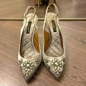 Dolce & Gabbana satin slingback size 37